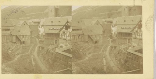 View of the village of Bacharach, Germany