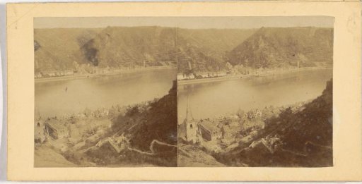 Sankt Goar and Sankt Goarshausen on the Rhine, Germany
