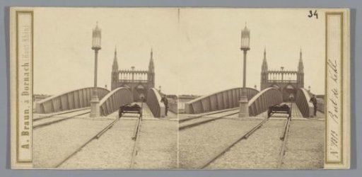 Kehl Bridge between Kehl and Strasbourg, Germany
