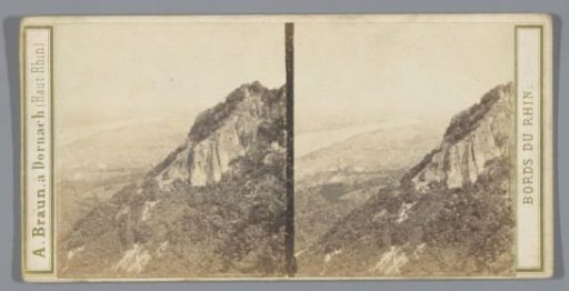 View of the Drachenfels near Königswinter in the Seven Mountains, Germany