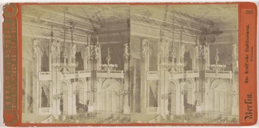 Interior of the King's Hall in the Krolloper in Berlin