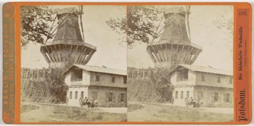 Windmill behind Sanssouci Palace in Potsdam