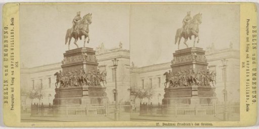 Equestrian statue of Frederick the Great in Berlin