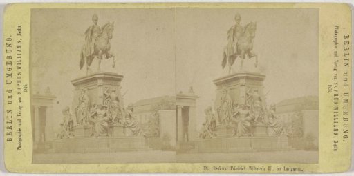 Equestrian statue of Frederick William III in the Lustgarten in Berlin