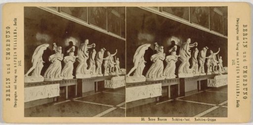 Group of sculptures in the Niobe Hall in the Neues Museum, Berlin
