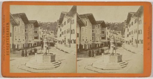 View of the Market Square in Berchtesgaden