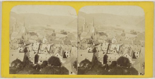 View of Bingen from the tower of Klopp Castle