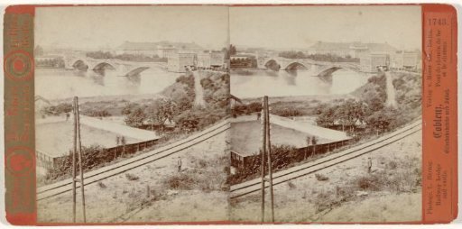 Pfaffendorf Bridge over the Rhine near Koblenz