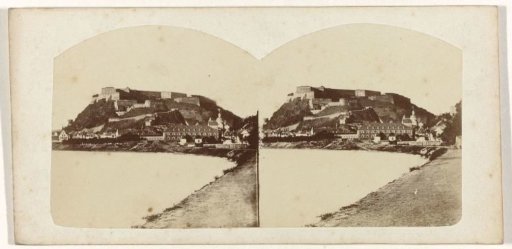 Fort Ehrenbreitstein on the Rhine opposite Koblenz, Germany