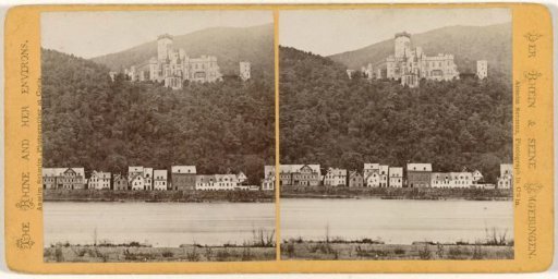 Stolzenfels Castle, viewed from Lahnstein, Germany