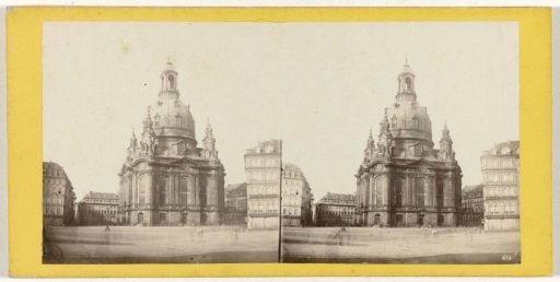 Exterior of the Frauenkirche in Dresden