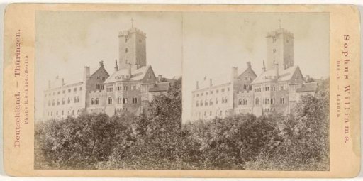 East side of the Wartburg near Eisenach, Germany