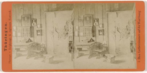 Interior of Luther's lodging in Wartburg Castle, Eisenach