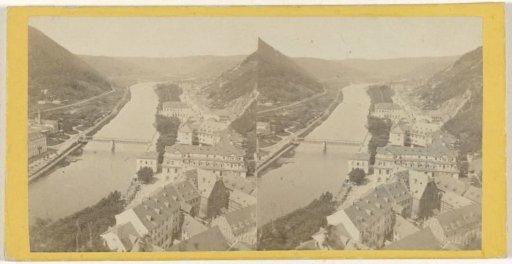 View of Bad Ems and the Rhine from a bird's-eye view