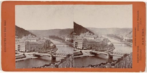 View of Bad Ems, Germany