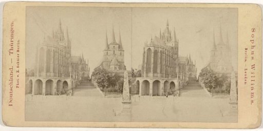 St. Mary's Church and St. Severus's Church in Erfurt, Germany