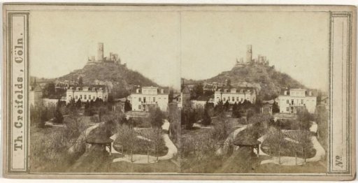 View of Bad Godesberg and the Godesburg, Germany