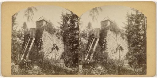 Viewing tower in the Echerntal near Hallstatt, Austria
