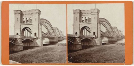Old Elbe Bridge over the Elbe in Hamburg