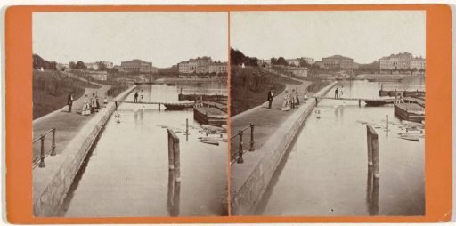 View of the Binnenalster in Hamburg