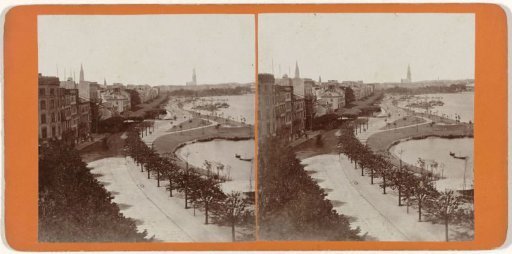 View of Hamburg and the Alster