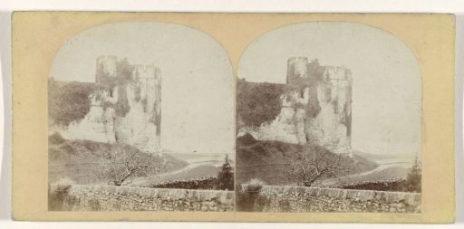 Exterior of Chepstow Castle in Chepstow, Wales