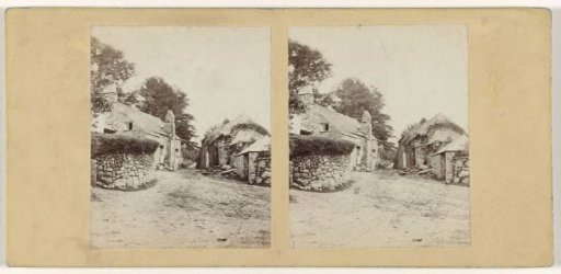 Stone house in Dartmoor, England