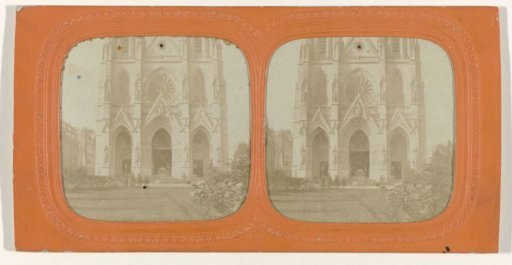 Portal of the Église Sainte-Clotilde in Paris