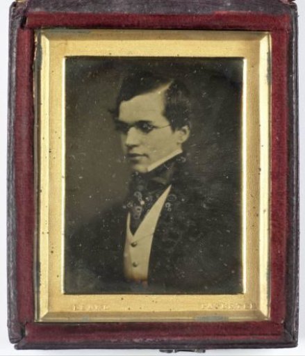 Portrait of an unknown young man with spectacles, possibly John Blackburn