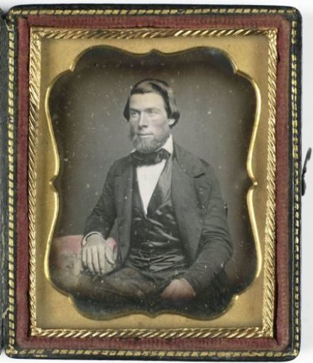 Portrait of an unknown man with a beard