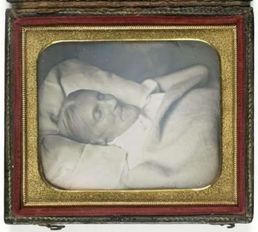 Post-mortem portrait of an unknown old woman