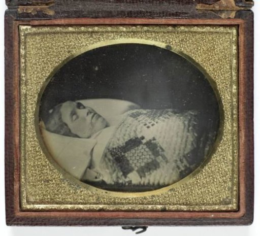 Post-mortem portrait of Mary Wheeler, possibly