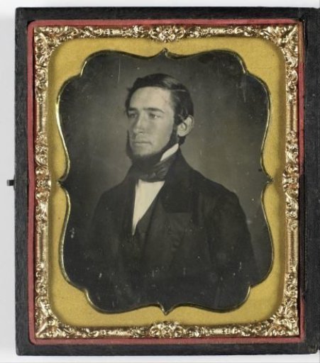 Portrait of an unknown man with a beard