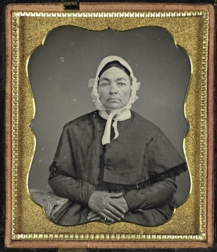 Portrait of an unknown woman in traditional dress