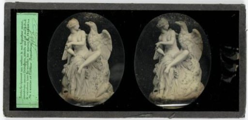 Sculpture by Jean-Jacques Pradier, The Eagle of Jupiter Drinking from Hebe