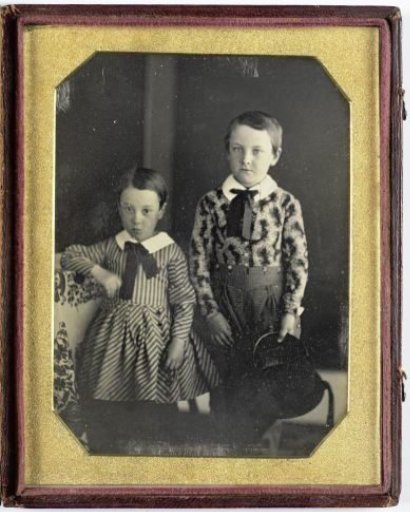 Portrait of a Young Boy and Girl