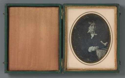 Portrait of an unknown woman reading