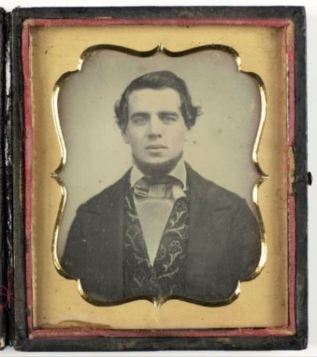 Portrait of an unknown man with beard