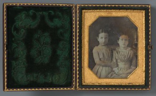 Portrait of Two Unknown Girls
