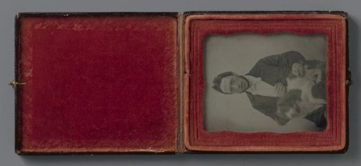 Portrait of an Unknown Man with a Dog