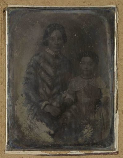 Portrait of Betsy Tyndall-de Veer with Beth