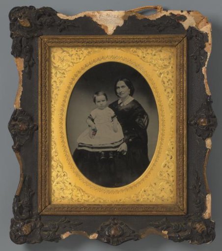 Portrait of an Unknown Woman with Child on Lap