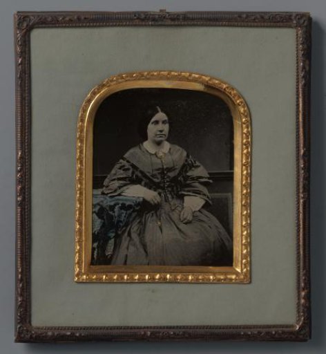 Portrait of an unknown seated woman