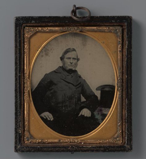 Portrait of an unknown man with a beard