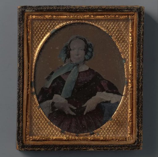 Portrait of a woman, identified as Hannah Thomas