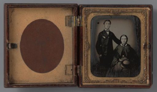 Portrait of an unknown young couple