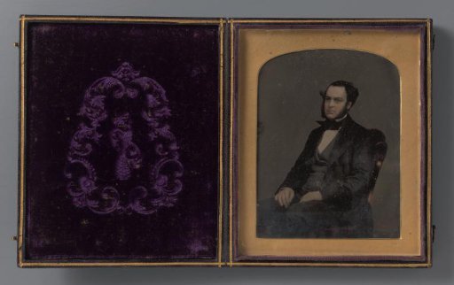 Portrait of an unknown sitting man