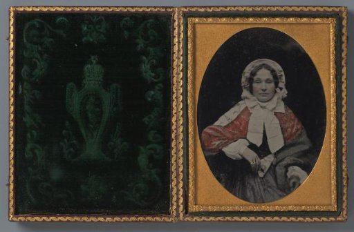 Portrait of an unknown woman with cap