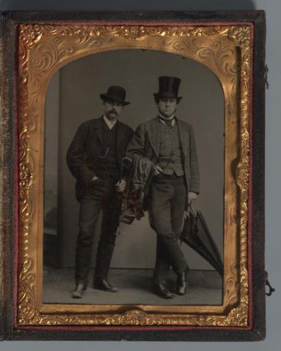 Portrait of two unknown men