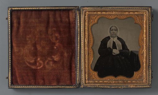 Portrait of an unknown woman with a cap